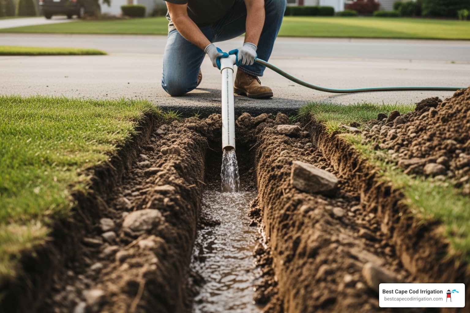 Going Underground: Easy Steps to Install Sprinkler Pipes Beneath Your Driveway